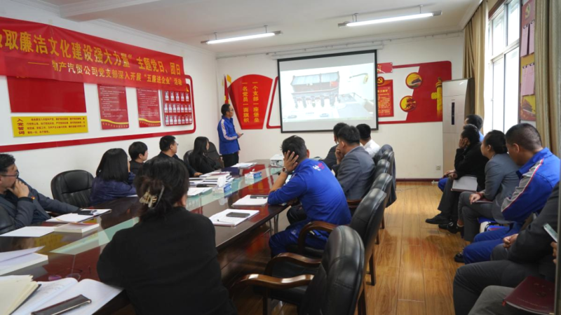 汽貿(mào)公司黨支部舉辦&ldquo;從新中國成立75周年歷程中汲取廉潔文化建設強大力量&rdquo;主題黨日、團日活動
